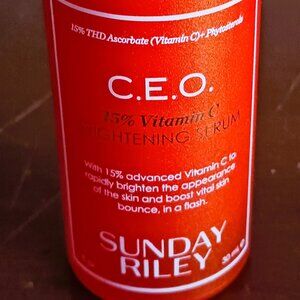 Sunday Riley C.E.O 15% Vitamin C Brightening Serum  NO BOX / brand new